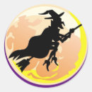Search for witch silhouette stickers Broom