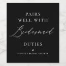 Search for wine labels Typography