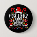 Search for hot chocolate badges Xmas