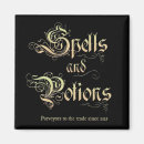 Search for magic spell magnets Halloween