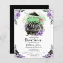 Search for witch bridal shower invitations Watercolor