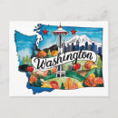 Search for washington state postcards Space needle