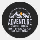 Search for adventure is out there stickers Hiking