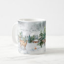 Search for snowy forest mugs Deer