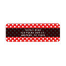 Search for polka dot wedding return address labels Birthday