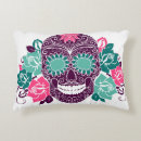 Search for day dead skull cushions Black and white