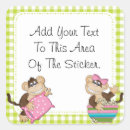 Search for monkey party stickers Ape