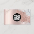 Search for script logo business cards Chic