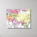 Search for europe map canvas prints River
