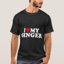 Search for ginger love tshirts Heart