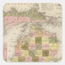 Search for map of michigan stickers County