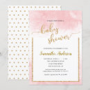 Search for pink glitter baby shower invitations Modern