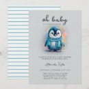 Search for funny penguin invitations Watercolor