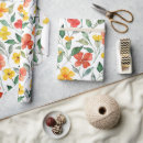Search for peach flowers wrapping paper Yellow