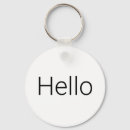 Search for hello key rings Black
