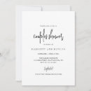 Search for clean bridal shower invitations Elegant