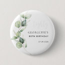 Search for 80th birthday badges Elegant