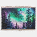 Search for aurora borealis blankets Sky