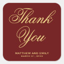 Search for red gold wedding stickers Modern