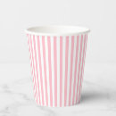 Search for pink paper cups Stripes
