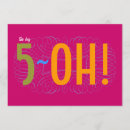 Search for 5 oh invitations Party