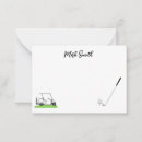 Search for best dad horizontal note cards Golfer