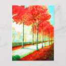 Search for vintage autumn painting postcards Watercolor