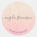 Search for orange glitter stickers Pink