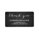 Search for graduation thank you return address labels Script