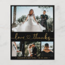 Search for black gold thank you cards Photo collage