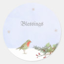 Search for christmas blessing stickers Watercolor