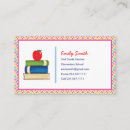 Search for librarian business cards Watercolor