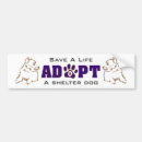 Search for dog rescue bumper stickers Life