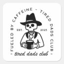 Search for cowboy skeletons stickers Black and white