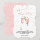 Search for modern brunch and bubbly invitations Chic
