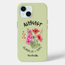 Search for august iphone cases Birth month flower