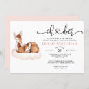 Search for deer invitations Watercolor