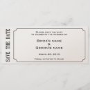 Search for ticket save the dates Gold