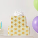 Search for happiness wrapping paper Yellow