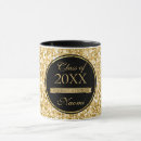 Search for gold glitter graduation mugs Elegant