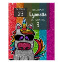 Search for unicorn birthday posters Rainbow