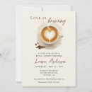 Search for coffee bridal shower invitations Elegant