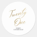 Search for birthday 21 stickers Simple