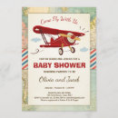 Search for aeroplane baby shower invitations Map