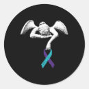 Search for sad angel stickers Stress