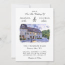 Search for watercolor venue wedding invitations Elegant