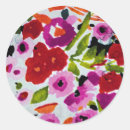 Search for watercolor abstract flowers stickers Floral