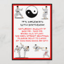 Search for tae kwon do invitations Ninja