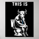 Search for funny cow art Toilet