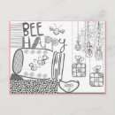 Search for happy bee postcards Save the bees